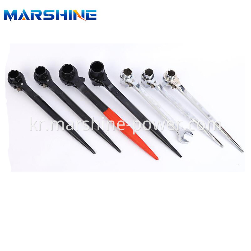 Double Sided Sharp Tail Ratcheting Wrench
